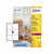 ETIKET AVERY L7166B-100 BLOCKOUT 99.1X93.1MM 600ST artikel afbeelding