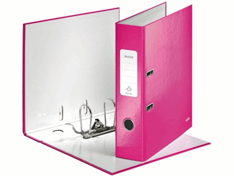 Leitz Ordner WOW Rugbreedte 80 mm, roze  artikel afbeelding