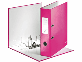 Leitz Ordner WOW Rugbreedte 80 mm, roze
