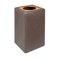 Circulaire Afvalbak BrickBin gerecycled koffiedik Plastic 65 ltr