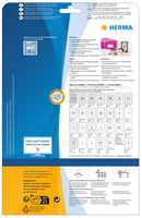 Etiket HERMA 8831 25.4x25.4mm mat wit 1650 stuks