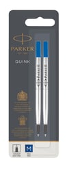 Rollerpenvulling Parker Quink blauw medium