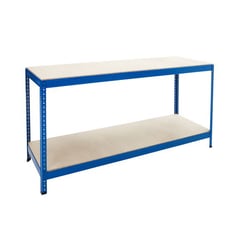 Werktafel met 2 etages breedte 1