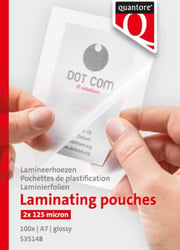 LAMINEERHOES QUANTORE A7 2X125MICRON artikel afbeelding