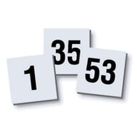 Magneetset cijferaanduiding (Uitvoering magneet: cijfers 1 - 35)