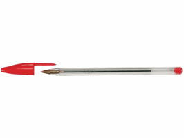 BiC Balpen Cristal Medium, rood (pak 50 stuks)