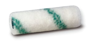 Radiatorrol, 10 cm, nylon groene streep 11 mm, thermofusie