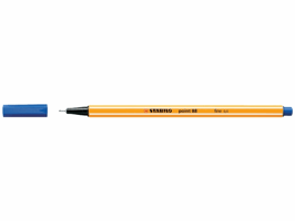 Stabilo Fineliner point 88 0,4 mm, blauw (pak 10 stuks) artikel afbeelding