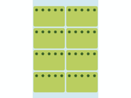 Etiket HERMA 3775 26x40mm diepvries groen 48stuks