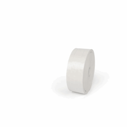Natplakband 2-voudig met draad versterkt, bandlengte 200 m wit, 60 mm breed, VE = 12 rollen
