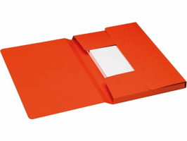 Jalema Stofklepmap zuurvrij Secolor Mammoet 1-250 vel, rood (pak 10 stuks)