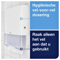 Tork Z-vouw/C-vouw Handdoek Dispenser Kunststof Wit H3 nr. 553000