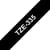 Labeltape Brother P-touch TZe-335 standaard 12mm wit op zwart