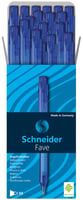 Balpen Schneider Fave medium blauw