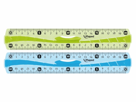 Liniaal Maped Flex met grip 20cm assorti