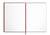 Notitieboek Oxford Black n' Red A4 96vel lijn