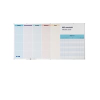 Individueel bedrukt whiteboard sublimatiestaal