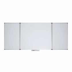 Whiteboard inklapbaar hoogte 1000 mm breedte 1500 mm