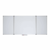 Whiteboard inklapbaar hoogte 1000 mm breedte 1500 mm