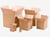 Golfkarton doos 220x160x60mm, kleur bruin, dikte B-Golf 3mm artikel afbeelding