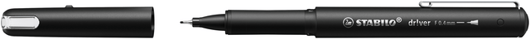 Fineliner STABILO dr!ver fijn zwart