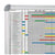 Planbord jaarplanner breedte 1200 mm, weergave 2x6 maanden