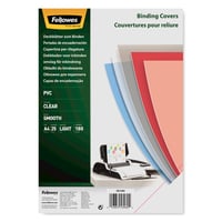Schutblad Fellowes PVC A4 180mic/pk25