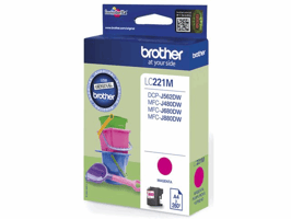 Brother LC-221 Inktcartridge, Magenta