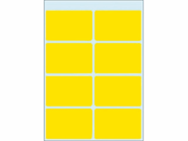 Etiket HERMA 3691 26x40mm geel 40 stuks