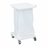 Afvalbak Saekko Boy met deksel, 40 ltr, kleur wit, model VB 144516