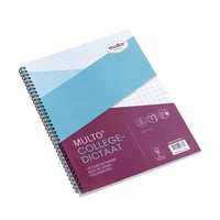 Collegeblok Multo A4 23gt ruit 10mm/pk10
