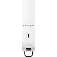Handlotiondispenser PARADISE SLIM inhoud 0,5 l, cilinderslot h x b x d = 329x81x111 mm