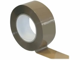 Verpakkingstape PPLn+ 48mmx66m bruin 35my
