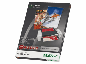 LAMINEERHOES LEITZ ILAM A3 2X175MICRON artikel afbeelding