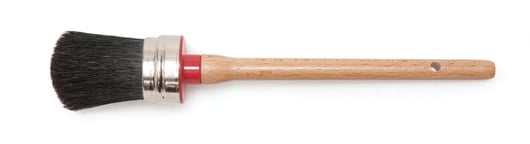 Ronde kwast, zwart haar, 40 mm