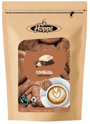 Koekjes Hoppe Cookies fairtrade double chocolate à circa 125st