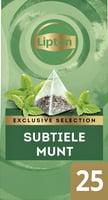 Thee Lipton Exclusive Subtile Munt 25 piramidezakjes