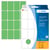Etiket HERMA 2455 25x40mm groen 512 stuks