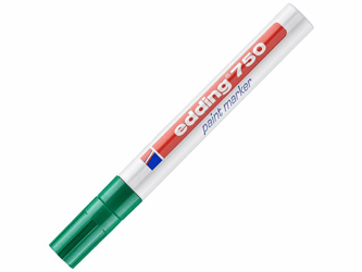 edding Lakmarker 750 2 - 4 mm, groen (pak 10 stuks) artikel afbeelding