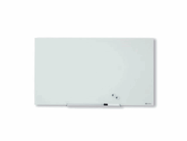 Nobo Diamond Glasbord, Magnetisch, Beschrijfbaar, Veiligheidsglas, 1260 x 711 mm, Wit