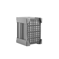Palletbox KUBO met klep inhoud = 610 l grijs