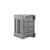 Palletbox KUBO met klep inhoud = 610 l grijs