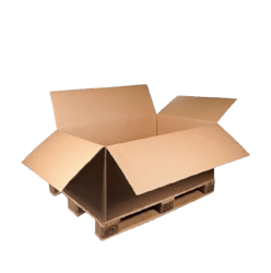 Palletdoos 1185x585x475mm, kleur bruin, dikte BC-Golf 5,7mm artikel afbeelding