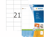 ETIKET HERMA 8634 70X42.3MM PREMIUM A4 210ST artikel afbeelding