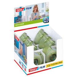 Plakband Tesa 57069 eco&clear 19mmx33m in dispenser artikel afbeelding