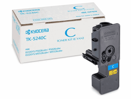 KYOCERA TK 5240 Toner, Single Pack, Cyaan