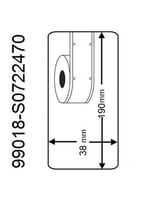 Dymo Compatible Labels 190x38mm 110st/rol Wit