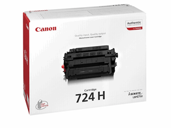 TONERCARTRIDGE CANON 724H 12K ZWART artikel afbeelding