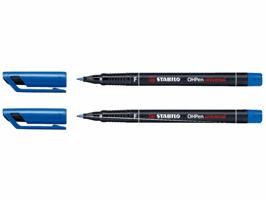 VILTSTIFT STABILO OHP 842/41 ROND 0.6MM F PERM BL artikel afbeelding
