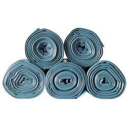 Afvalzak BONTON, 70 l VE = 300 stuks, l x b = 1020x580 mm grijs, 15 rollen, 20 stuks/rol